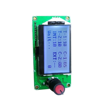 100 A LCD Digital Double Pulse encoder Spot Welder machine Time Control sanglier S1C7 